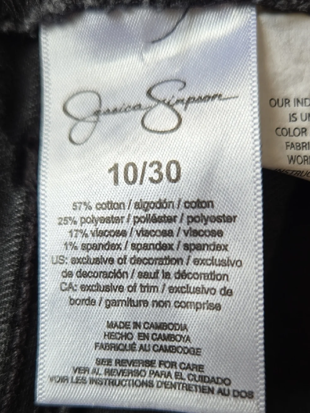 Jessica Simpson Black Skinny Jeans - Picture 9 of 13
